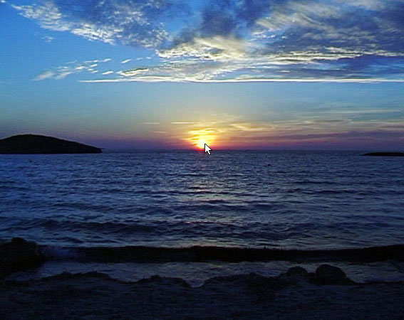 Christine Zufferey; sunset / Plugin 2005